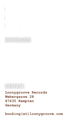 official Website
MYSPACE
Videos

Downloads
Band Logo.eps (1,2 Mb)
Band Logo.pdf (346 kb) 
teasze_promo1.jpg (952 kb)
teasze_promo2.jpg (744 kb)
teasze_promo3.jpg (1,1 MB)

Contact:
Loonygroove Records
Webergasse 28
87435 Kempten
Germany

booking(at)loonygroove.com
